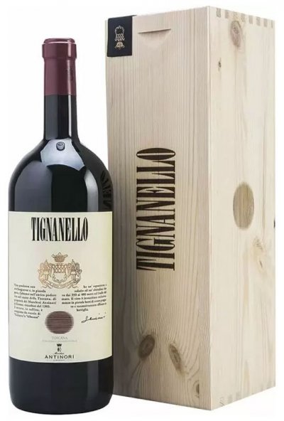 Вино Antinori, Tignanello, Toscana IGT, 2019, wooden box, 1.5 л