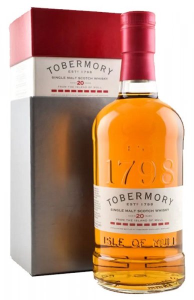 Виски Tobermory 20 Years Old, gift box, 0.7 л