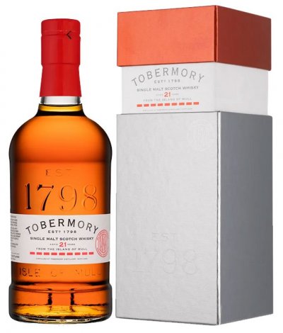 Виски Tobermory 21 Years Old, gift box, 0.7 л