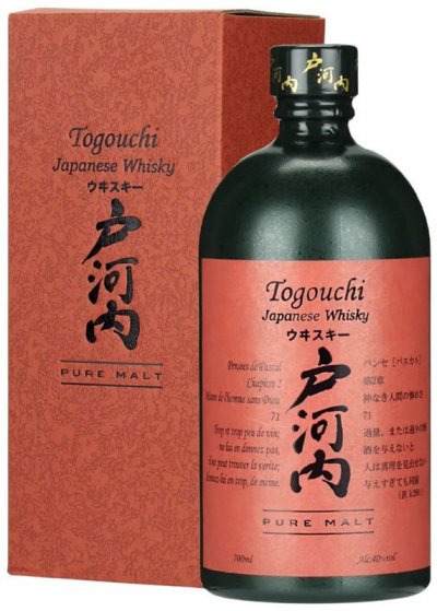 Виски "Togouchi" Pure Malt, gift box, 0.7 л