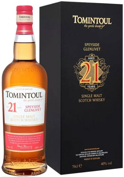 Виски "Tomintoul" 21 Years Old, gift box, 0.7 л