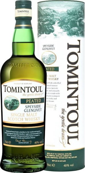 Виски "Tomintoul" Peatet, gift tube, 0.7 л