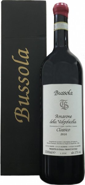 Вино Tommaso Bussola, Amarone della Valpolicella Classico DOCG, 2016, gift box, 1.5 л