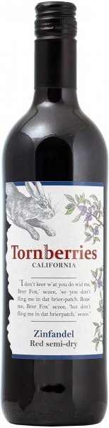Вино "Tornberries" Zinfandel, 2020