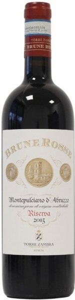Вино Torre Zambra, "Brune Rosse" Montepulciano d'Abruzzo DOC Riserva, 2015