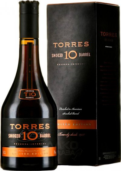 Бренди "Torres 10" Smoked Barrel, gift box, 0.7 л