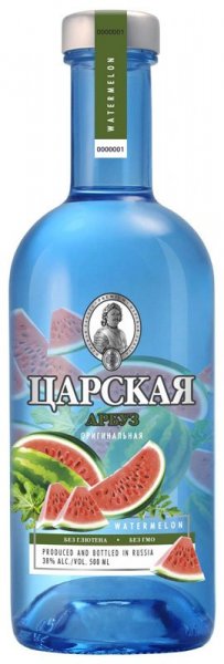 Водка "Царская" Оригинальная Арбуз, 0.5 л