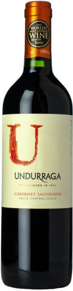 Вино Undurraga, Cabernet Sauvignon, Central Valley, 2021