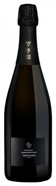 Игристое вино "Усадьба Дивноморское" Блан де Блан Брют, 375 мл