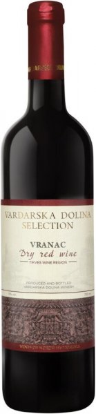 Вино Vardarska Dolina, "Selection" Vranac, 2021