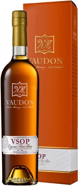 Коньяк "Vaudon" VSOP, Cognac Fins Bois AOC, gift box, 0.7 л