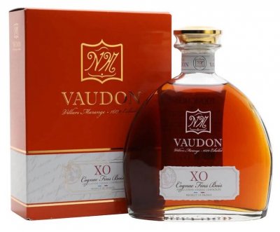 Коньяк "Vaudon" XO, Cognac Fins Bois AOC, carafe & gift box, 0.7 л