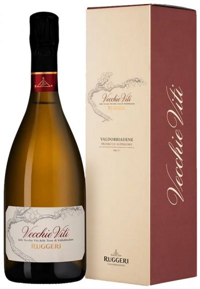 Игристое вино Ruggeri, "Vecchie Viti" Valdobbiadene Prosecco Superiore DOCG, 2022, gift box