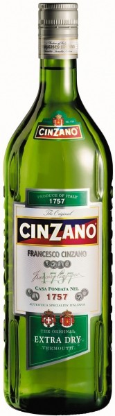 Вермут Cinzano Extra Dry, 1 л