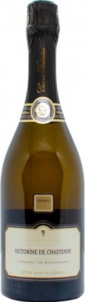 Игристое вино "Victorine de Chastenay" Millesime Extra Brut, Crеmant de Bourgogne AOC, 2014