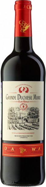 Вино Vignerons de Guitres, "Grande Duchesse Marie" Rouge Dry