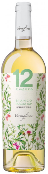 Вино "12 e Mezzo" Bianco Organic, Pulia IGP, 2019