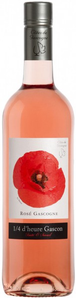 Вино "1/4 d'heure Gascon", Rose, 2015