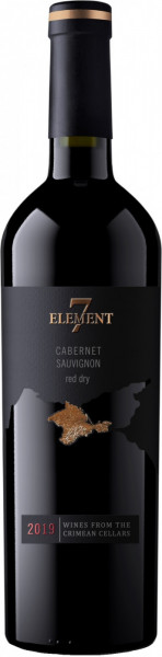 Вино "7 Элемент" Каберне Совиньон, 2019