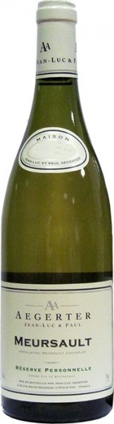 Вино Aegerter, "Reserve Personnelle" Meursault АОC, 2004