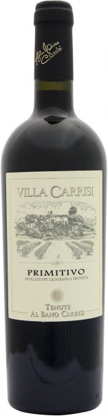 Вино Al Bano Carrisi, "Villa Carrisi" Primitivo, Salento IGP, 2017