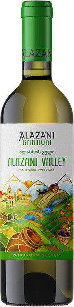 Вино Alazani, "Kahuri" Alazani Valley White, 2018