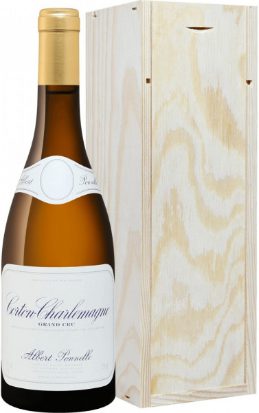 Вино Albert Ponnelle, Corton-Charlemagne Grand Cru AOC, 2018, wooden box
