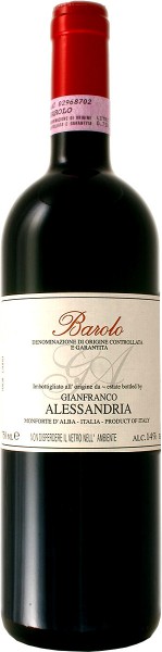 Вино Alessandria Gianfranco, Barolo DOCG, 2010
