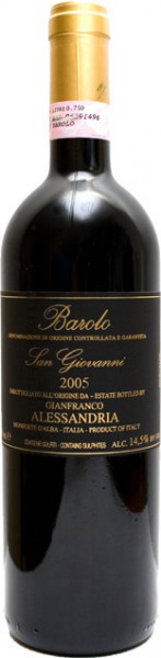 Вино Alessandria Gianfranco, Barolo San Giovanni DOCG, 2005
