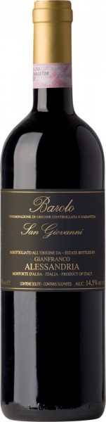 Вино Alessandria Gianfranco, Barolo "San Giovanni" DOCG, 2006