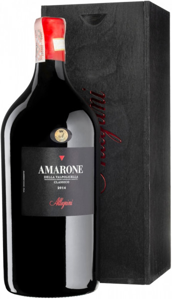 Вино Allegrini, Amarone della Valpolicella Classico DOC, 2014, wooden box, 3 л