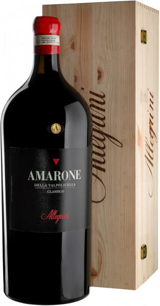 Вино Allegrini, Amarone della Valpolicella Classico DOC, 2015, wooden box, 6 л