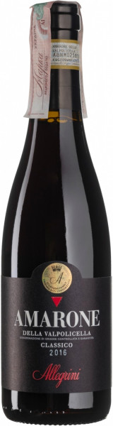 Вино Allegrini, Amarone della Valpolicella Classico DOC, 2016, 0.375 л