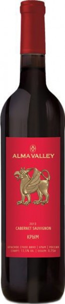 Вино "Alma Valley" Cabernet Sauvignon, 2013