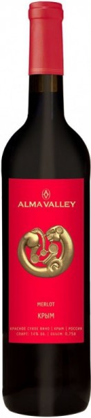 Вино "Alma Valley" Merlot, 2014