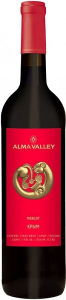 Вино "Alma Valley" Merlot, 2015
