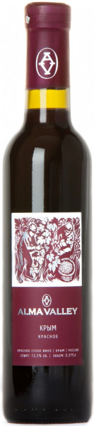 Вино "Alma Valley" Red, 2015, 0.375 л