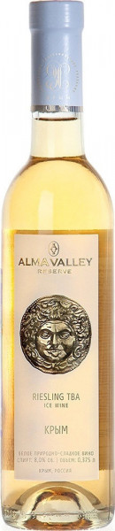 Вино Alma Valley, Riesling TBA, 2018, 0.375 л