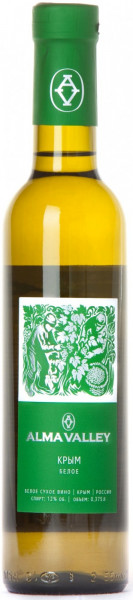Вино "Alma Valley" White, 2015, 0.375 л