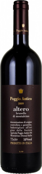Вино "Altero" Brunello di Montalcino DOCG, 2009