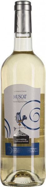 Вино "Amelie Latourelle" Muscat, Pays d'Oc IGP