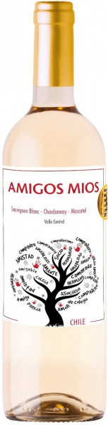 Вино "Amigos Mios" Sauvignon Blanc-Chardonnay-Moscatel