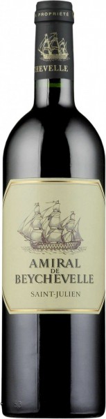Вино "Amiral De Beychevelle", Saint-Julien AOC, 2013, 0.375 л