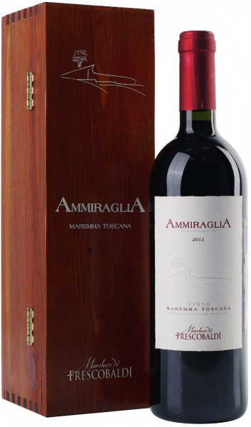 Вино "Ammiraglia", Maremma Toscana IGT, 2011, wooden box