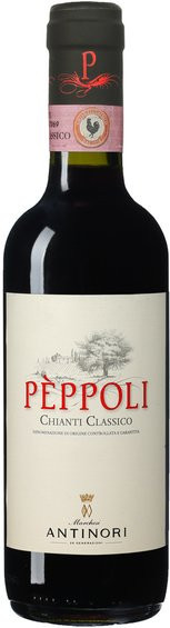 Вино Antinori, "Peppoli", Chianti Classico DOCG, 2016, 0.375 л