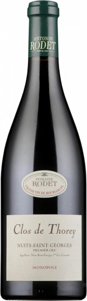 Вино Antonin Rodet, "Clos de Thorey" Monopole, Nuits‐Saint‐Georges Premier Cru AOC, 2010
