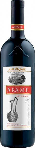 Вино "Arame" Red Semi Sweet