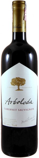 Вино Arboleda, Cabernet Sauvignon, 2009