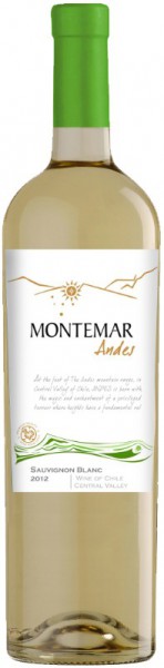 Вино Aresti, "Montemar" Andes, Sauvignon Blanc, 2012