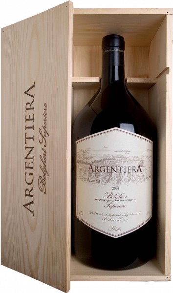Вино "Argentiera" Bolgheri Superiore DOC, 2005, wooden box, 3 л